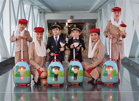 New Cabin Crew and Pilot uniforms for young Emirates fans
