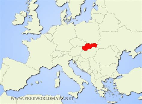 Where Is Slovakia In Europe Map – The World Map