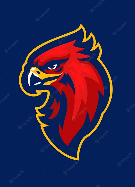 Premium Vector | Head Hawk Logo Mascot