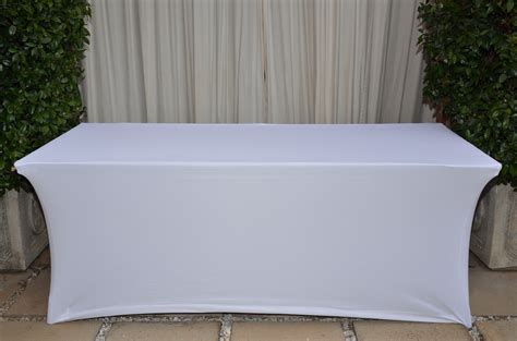 White Stretch Tablecloths – The Tablecloth Hiring Company