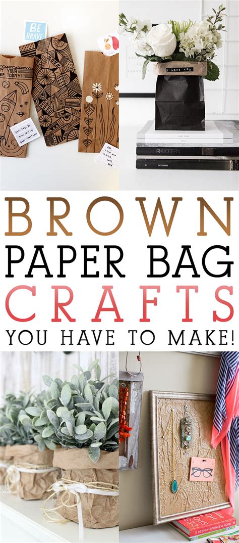 Brown Paper Bag Crafts You Have to Make! - The Cottage Market