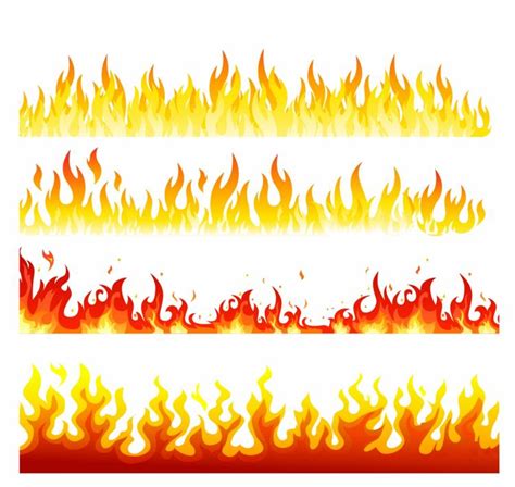 Seamless flame (133298) Free AI, EPS Download / 4 Vector