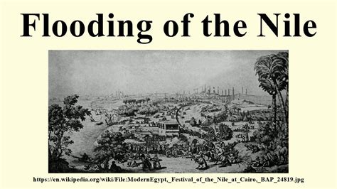 When Did The Nile River Flood