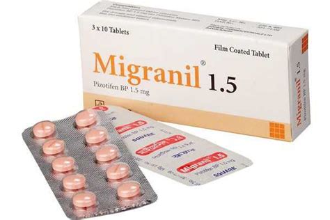 Migranil Tablet 1.5mg - BanglaMeds Online Pharmacy | Medicine Home Delivery in Bangladesh