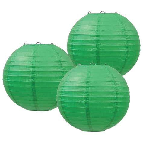 Green Paper Lanterns 9.5-inch: Party at Lewis Elegant Party Supplies ...