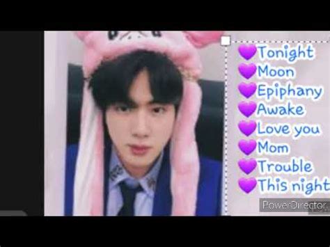 Jin BTS solo song playlist - YouTube