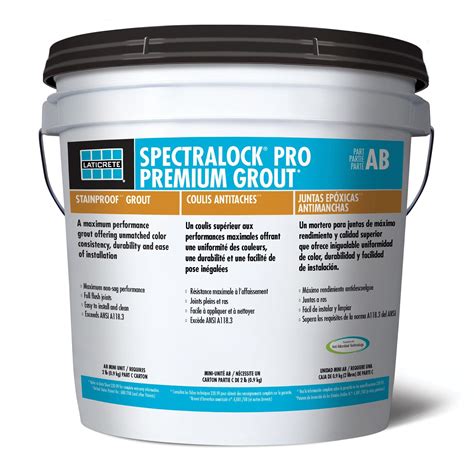 Laticrete Spectralock Pro Premium Grout is a patented, high performance epoxy grout that offers ...