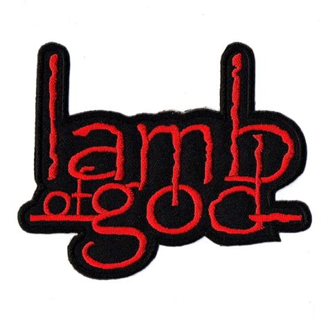 Lamb Of God Red Logo Patch