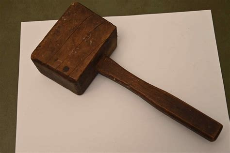 Lot # 25 Antique wooden mallet - Paradise Estate Sales