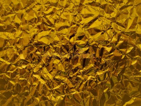 Foil Gold Textured, Rich Gold Color. Shiny Texture for Backgrounds. Stock Photo - Image of ...