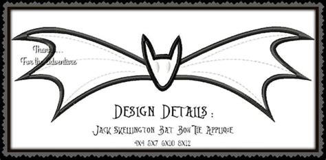 Jack Skellington Bow Tie Printable - Printable Templates