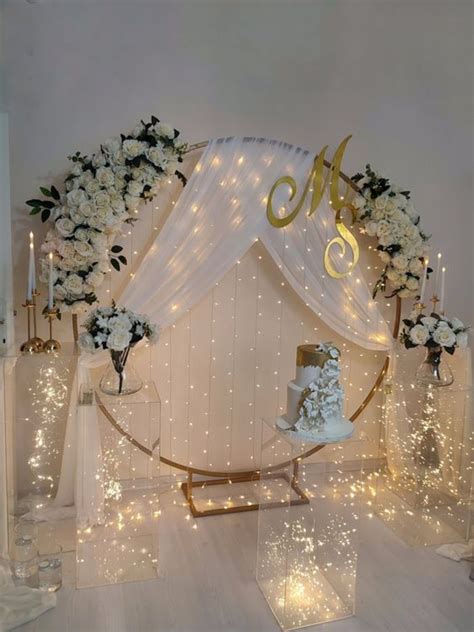 50+ Stunning Wedding Backdrop Design Ideas That Are Truly Enchanting ...