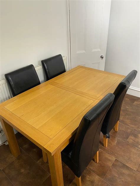 Solid oak extendable dining table | in Ecclesfield, South Yorkshire | Gumtree