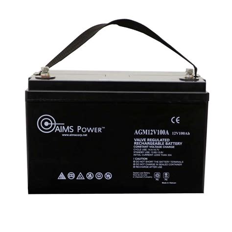 AGM 12V 100Ah Deep Cycle Battery - AGAPE OFF-GRID SOLAR