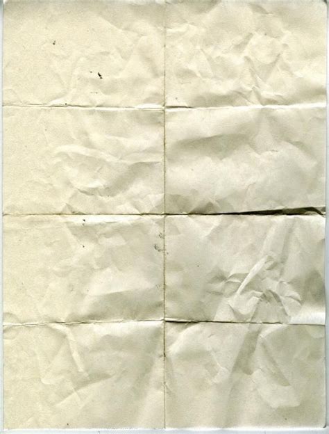 Crumpled and Folded Paper Textures | Folded paper texture, Paper ...