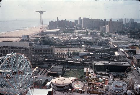 Aerial View of Amusement District, from the AstroTower | Coney Island History Project