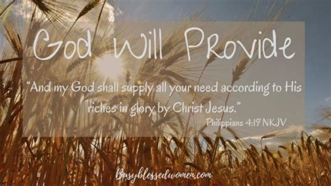 God Will Provide