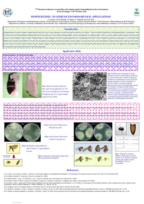 (PDF) Biopesticides: different environmental applications | laura ...