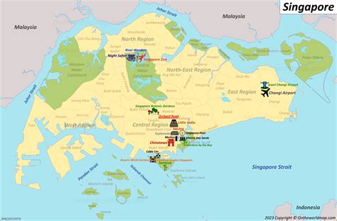 Singapore Map | Maps of Republic of Singapore