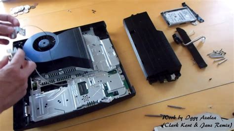 How To Fully Disassemble A PS3 Slim [Case Mod] [Complete Dust Removal ...