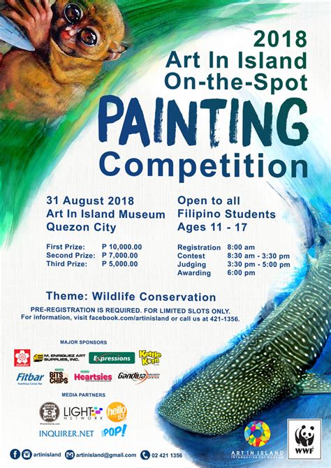 2018 Art In Island Art Competitions: On-The-Spot Painting and Mural Competitions - When In Manila