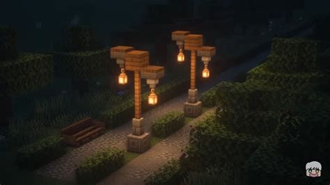 Minecraft lamp post ideas