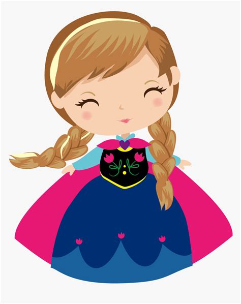 Festa Infantil Pinterest Princess - Anna Frozen Cute Png, Transparent Png - kindpng