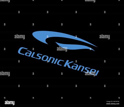 Calsonic Kansei, Rotated Logo, Black Background B Stock Photo - Alamy