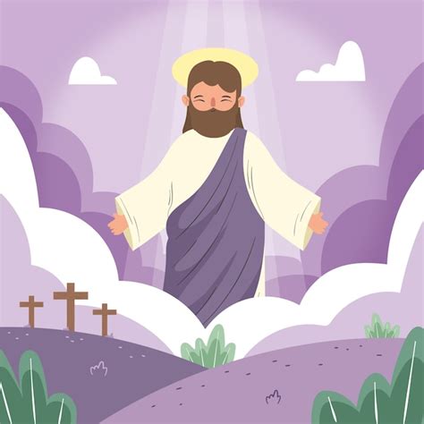 Free Vector | Flat easter sunday illustration for easter celebration