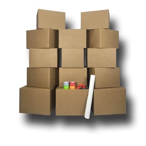 Moving Boxes 1 Room Bigger Moving Kit - 14 Boxes plus Supplies & Tape - Walmart.com - Walmart.com