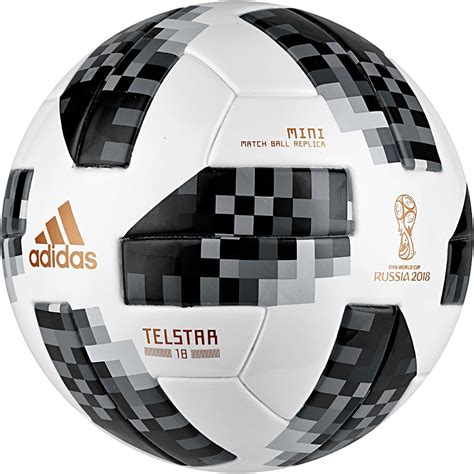 adidas 2018 Fifa World Cup Russia Telstar Mini Soccer Ball, White ...