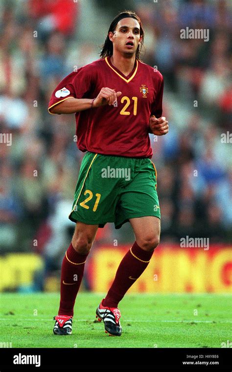 NUNO GOMES PORTUGAL & BENFICA EINDHOVEN EURO 2000 24 June 2000 Stock ...