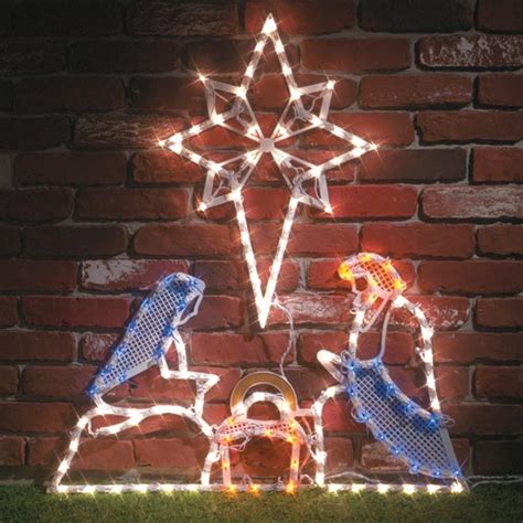 Lighted Nativity Scene - Lighted Nativity Scene - Miles Kimball