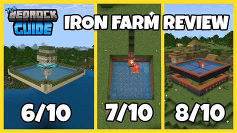 Minecraft Bedrock Iron Farm