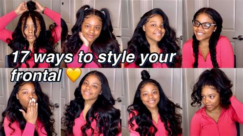 17 ways To Style your frontal 💜 | BEAUTY FOREVER - YouTube