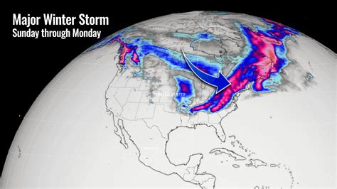 A Major Winter Storm Izzy to Impact 100+ Million across the East and ...