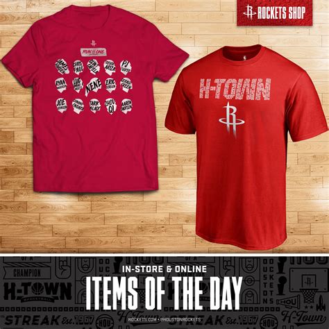 Houston Rockets on Twitter: "Today's #Rockets Online & In-Arena Team Shop Special 🖥 >> https://t ...