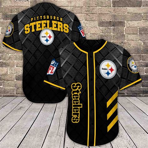 Pittsburgh Steelers Baseball Jersey 1 - Hearthtops Store