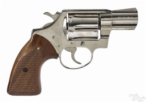 Colt Detective Special 2nd Issue nickel-plated revolver, .38 special ...