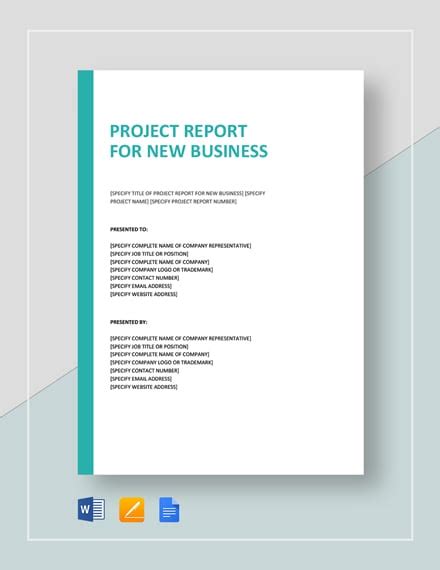 16+ Business Project Report Templates - Google Docs, Word, Apple Pages, PDF