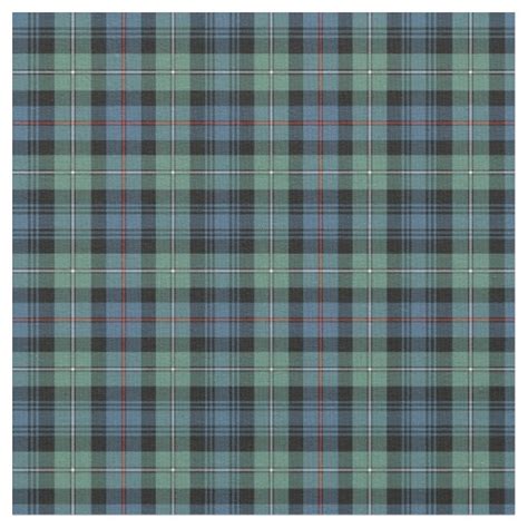 Clan Mackenzie Ancient Tartan Fabric | Zazzle