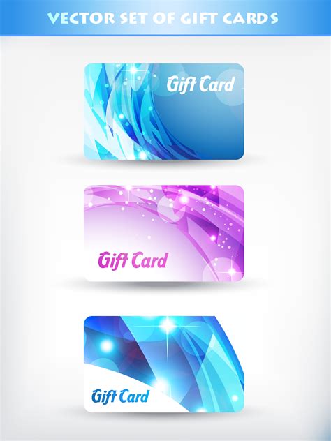 set of gift cards 221700 Vector Art at Vecteezy