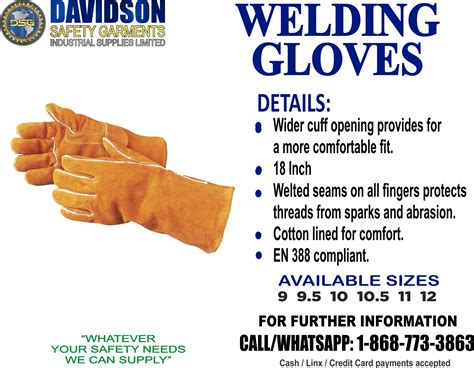 Welding Gloves | Davidson Safety Garments