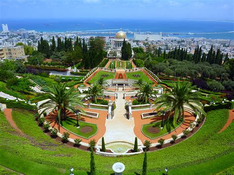 HANGING GARDENS OF HAIFA, ISRAEL