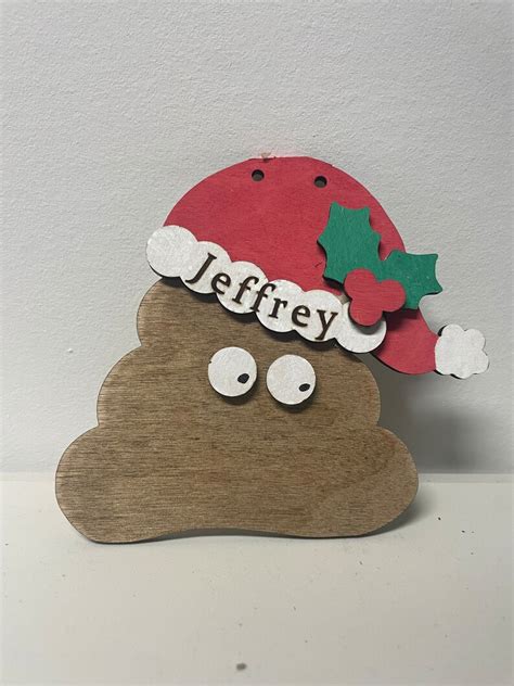 Christmas Poo Tree Ornament - Etsy