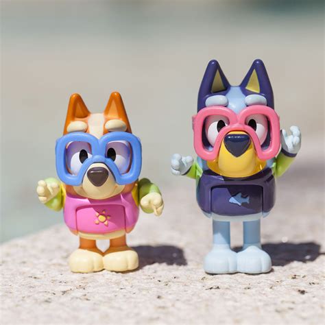 Pool Time: Bluey & Bingo Figurines - Bluey Official Website