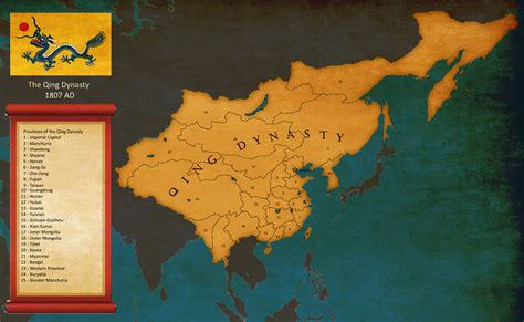 Celestial Empire of the Qing Map : r/eu4