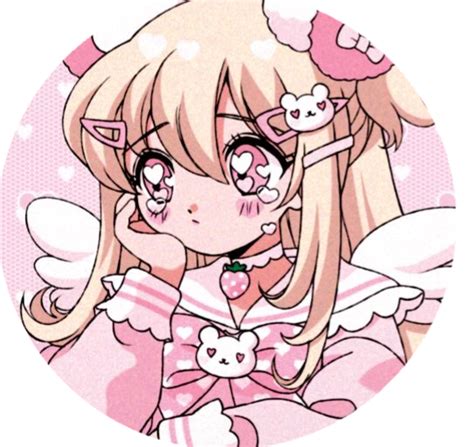 Pink Anime Girl PFP