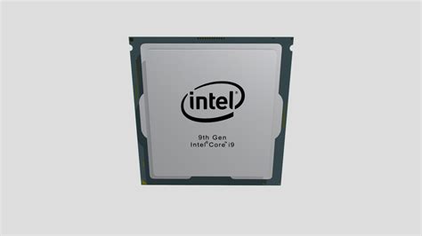 Processor Intel Core i9 - Download Free 3D model by Ivan Vakulko (@milos4) [cdfe2df] - Sketchfab