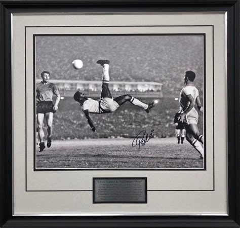 Pele Bicycle Kick - Autographed Collectables